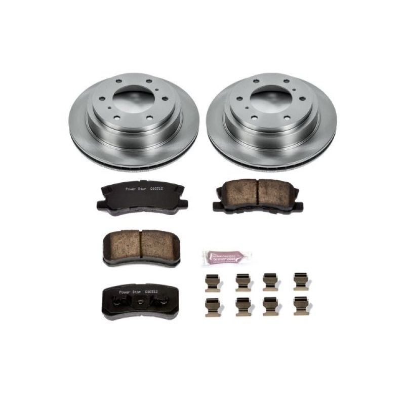 Power Stop 01-06 Mitsubishi Montero Rear Autospecialty Brake Kit