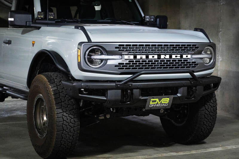 DV8 Offroad 21-22 Ford Bronco Factory Front Bumper Licence Relocation Bracket - Front DV8 Offroad