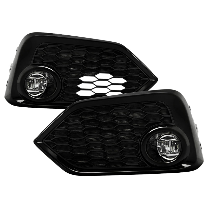 Spyder 16-17 Honda Civic Hatchback (Hatch Only) OEM LED Fog Light w/Switch - Clear (FL-HC2017-LED-C) SPYDER