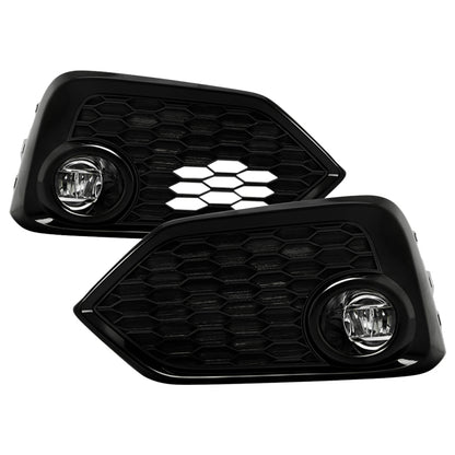 Spyder 16-17 Honda Civic Hatchback (Hatch Only) OEM LED Fog Light w/Switch - Clear (FL-HC2017-LED-C) SPYDER