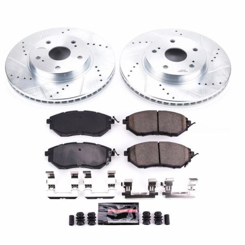 Power Stop 2015 Subaru Legacy Front Z23 Evolution Sport Brake Kit PowerStop