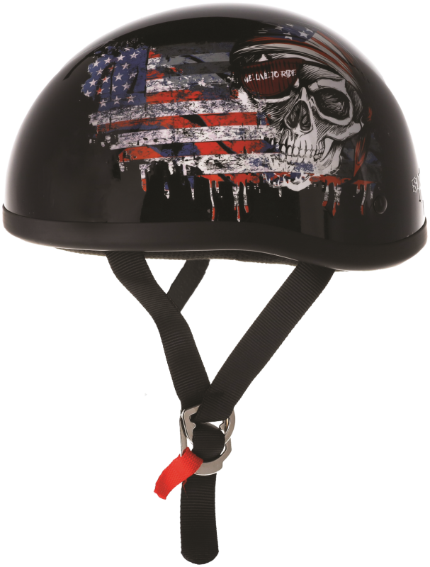 Bikers Choice Skid Lids Live To Ride Original Helmet - XS - 649512