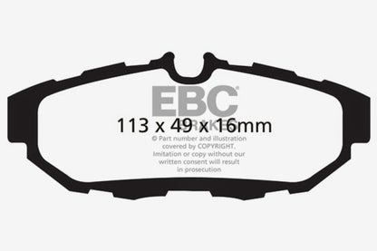 EBC Ultimax2 Rear Brake Pads - UD1465 EBC