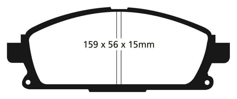 EBC Ultimax2 Front Brake Pads - UD855 EBC