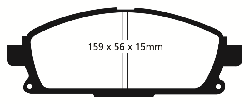 EBC Ultimax2 Front Brake Pads - UD855