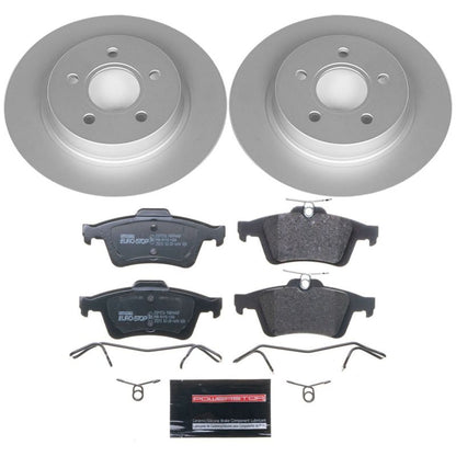 Power Stop 08-13 Volvo C30 Rear Euro-Stop Brake Kit PowerStop