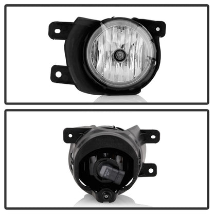Spyder Toyota Sequoia 08-16 OEM Style Fog Lights w/OEM Fit Switch - Fog Bulbs-4145(Included) - Clear SPYDER