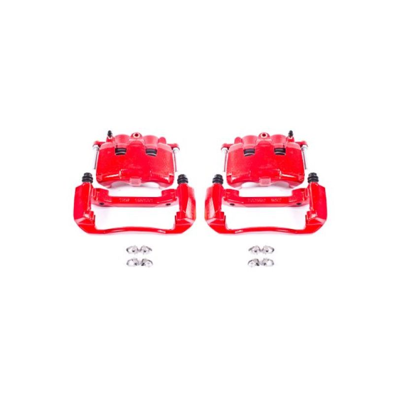 Power Stop 05-08 Dodge Dakota Front Red Calipers w/Brackets - Pair PowerStop