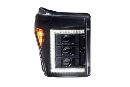 XB LED Headlights: Ford Super Duty (11-16 / White DRL / Set)