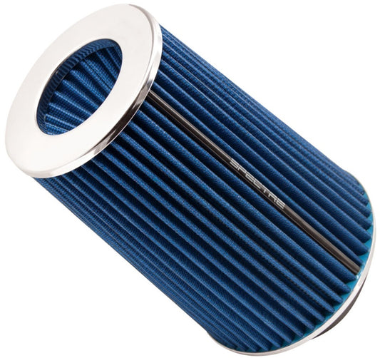 Spectre Universal Conical Air Filter 3/3-1/2/4 in Flange Blue - 9736