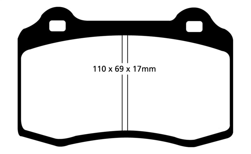 EBC BlueStuff Front Brake Pads - DP51031NDX