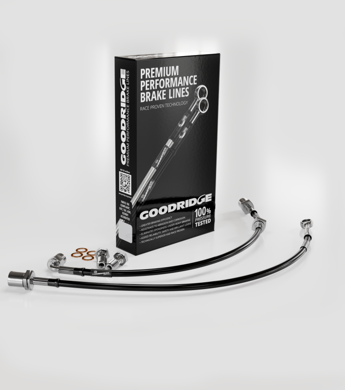 Goodridge 89-98 Nissan 240SX/300ZX Stainless Steel Front Brake Lines