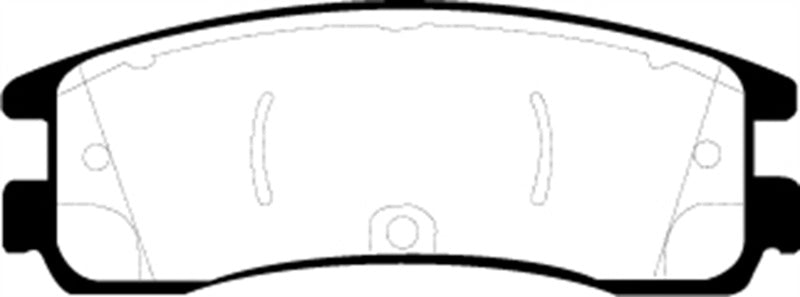 EBC Ultimax2 Rear Brake Pads - UD698 EBC