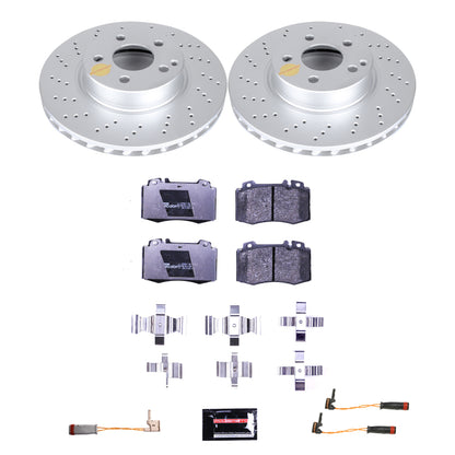 Power Stop 04-06 Mercedes-Benz E500 Front Euro-Stop Brake Kit PowerStop