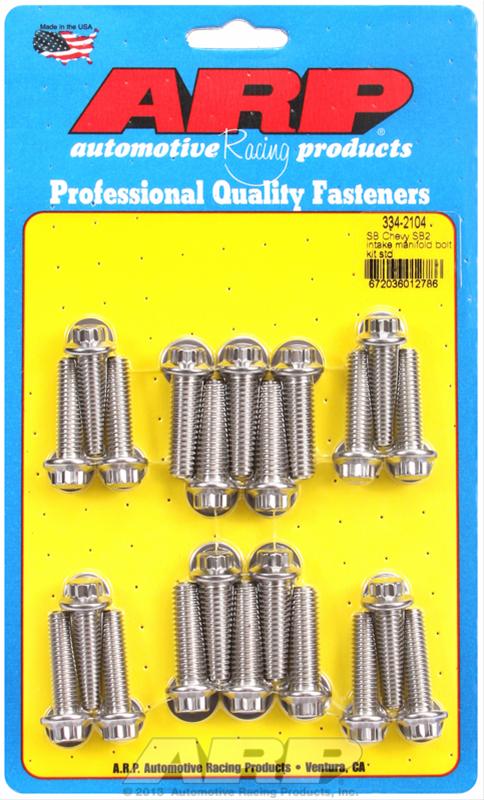 ARP SB Chevy SB2 Intake Manifold Bolt Kit - Standard 334-2104