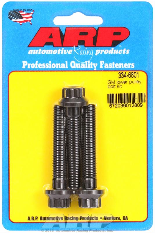 ARP GM Small Block / Big Block 3 Bolt 12pt Lower Pulley Bolt Kit