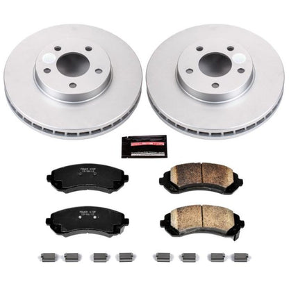 Power Stop 02-06 Buick Rendezvous Front Z17 Evolution Geomet Coated Brake Kit PowerStop