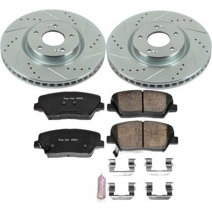 Power Stop 12-17 Hyundai Azera Front Z23 Evolution Sport Brake Kit PowerStop