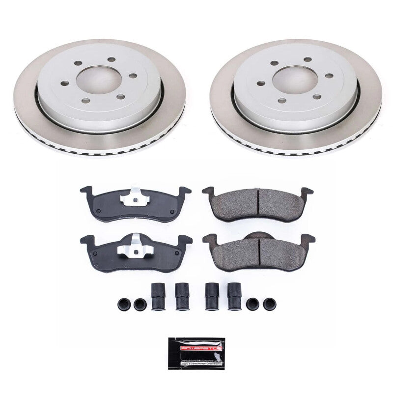 Power Stop 07-09 Lincoln Navigator Front Semi-Coated Rotor Kit PowerStop