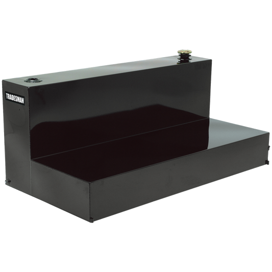Tradesman Steel L-Shape Liquid Storage Tank (Full Size) - Black Tradesman