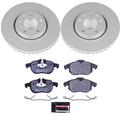 Power Stop 03-11 Saab 9-3 Front Euro-Stop Brake Kit PowerStop