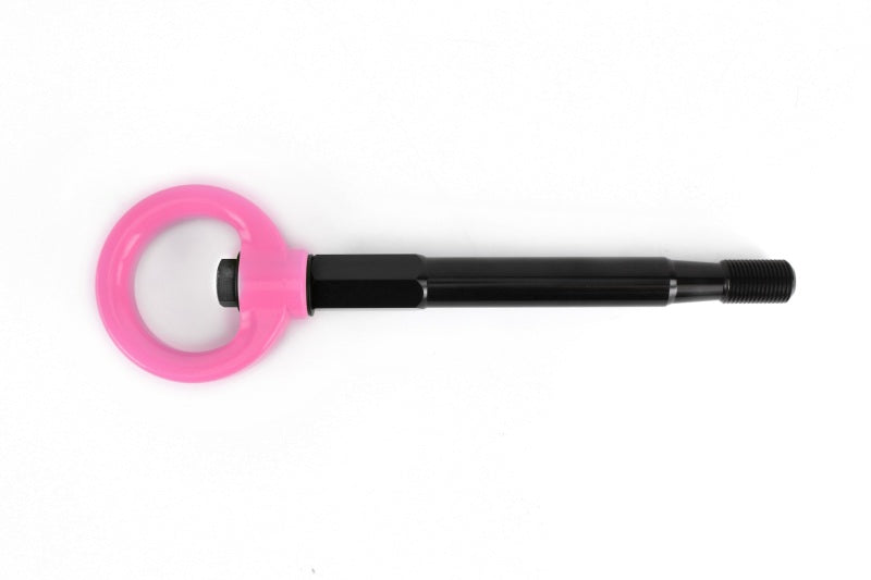 Perrin 2022 Subaru WRX / 18-21 Crosstrek / 14-21 Forester Tow Hook Kit (Front) - Hyper Pink Perrin Performance