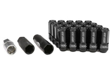 Load image into Gallery viewer, Project Kics Leggdura Racing Shell Type Lug Nut 54mm Open-End Look 16 Pcs + 4 Locks 14X1.5 Black