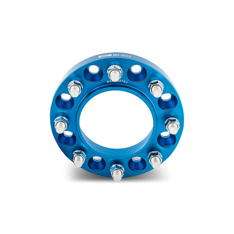 Borne Off-Road Wheel Spacers - 8X165.1 / 121.3 / 38.1 M14 - Blue