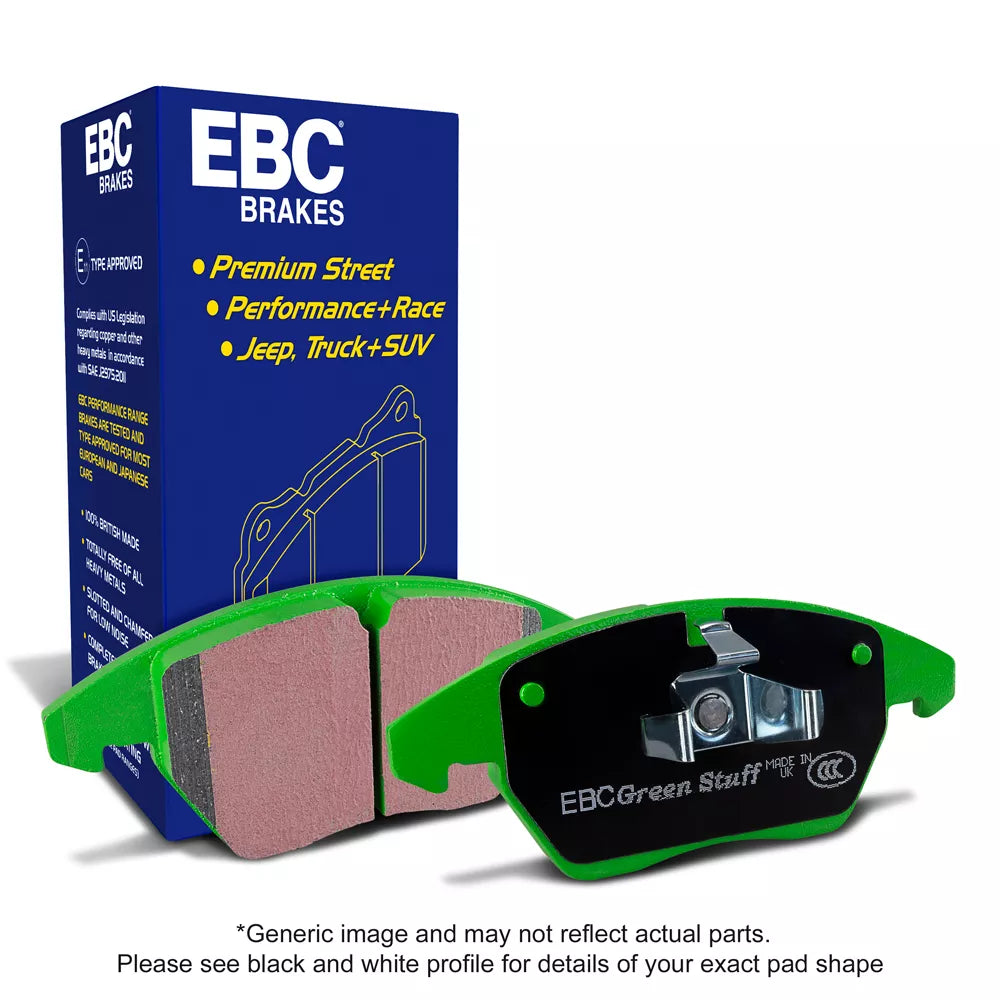 EBC GreenStuff Rear Brake Pads - DP61633 EBC