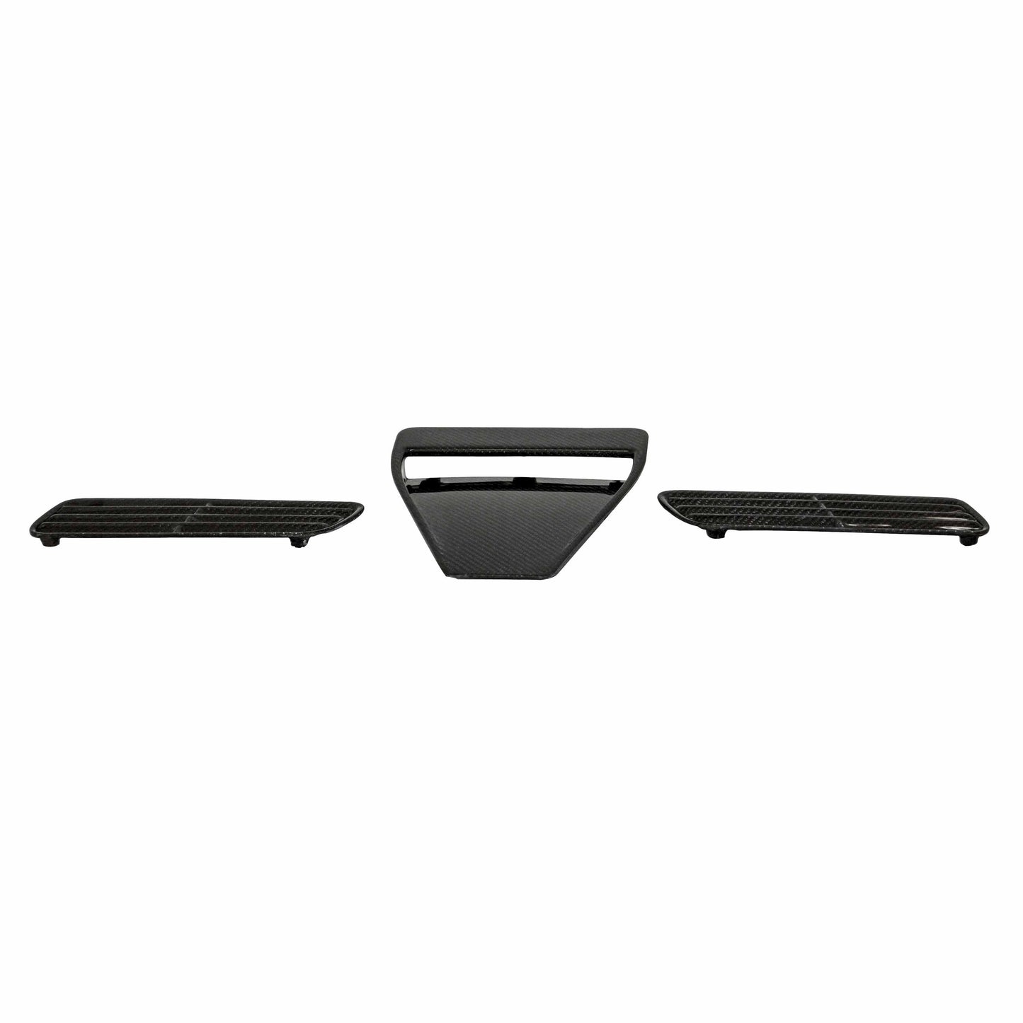 Seibon OEM-Style Carbon Fiber Hood Scoop For 2008-2015 Mitsubishi Lancer EVO X - HDS0809MITEVOX-OE