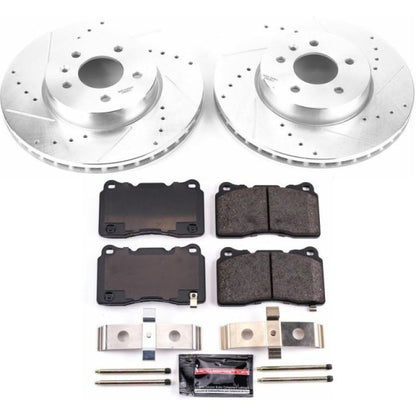 Power Stop 13-18 Cadillac ATS Front Z23 Evolution Sport Brake Kit PowerStop