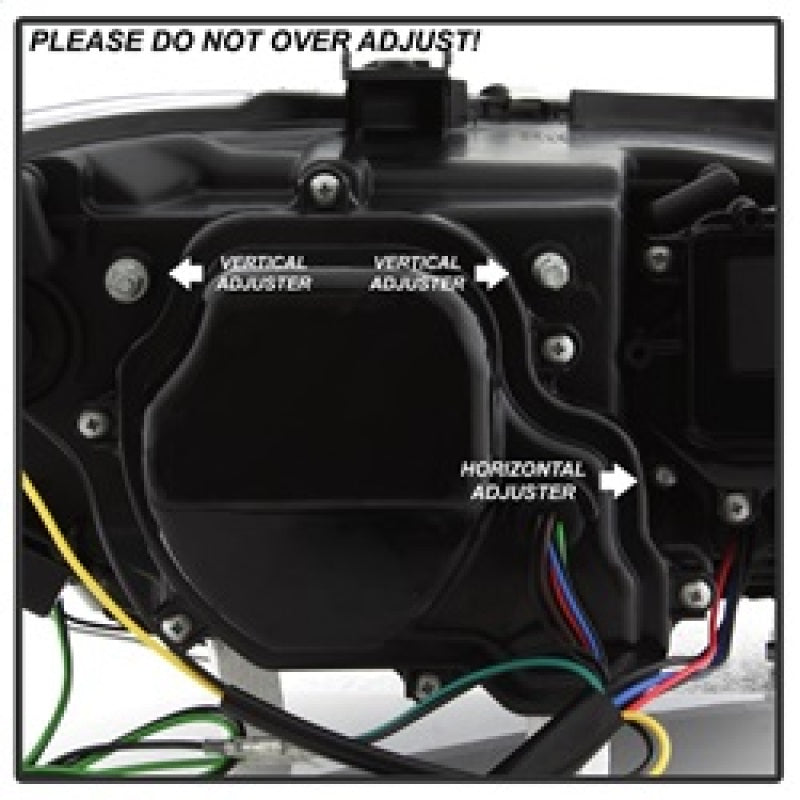 Spyder BMW E90 3-Series 06-08 4DR V2 Headlights - HID Only - Black PRO-YD-BMWE9005V2-HID-DRL-BK SPYDER