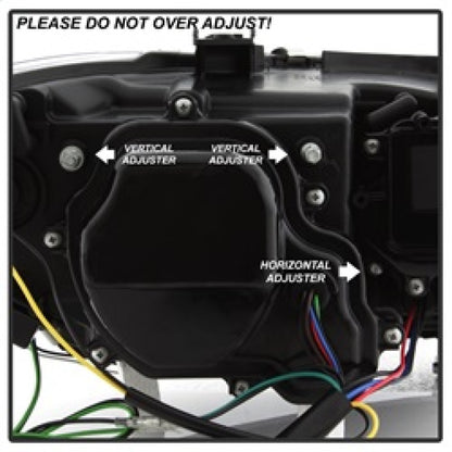 Spyder BMW E90 3-Series 06-08 4DR V2 Headlights - HID Only - Black PRO-YD-BMWE9005V2-HID-DRL-BK SPYDER