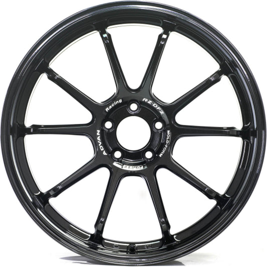 ADVAN Racing RZ-DF2 19x10 +25 5x114.3 Wheel - Titanium Black - YAF9K25ETB