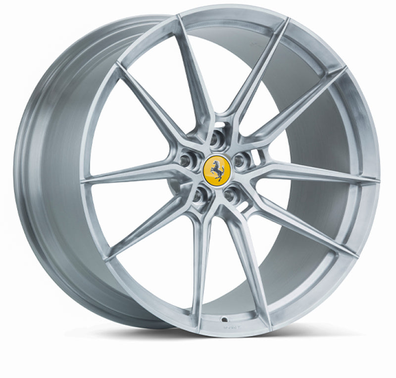 Vossen x Novitec NF9 21x12 ET:47 Brushed - Gloss Clear Ferrari 458 Rear Wheel