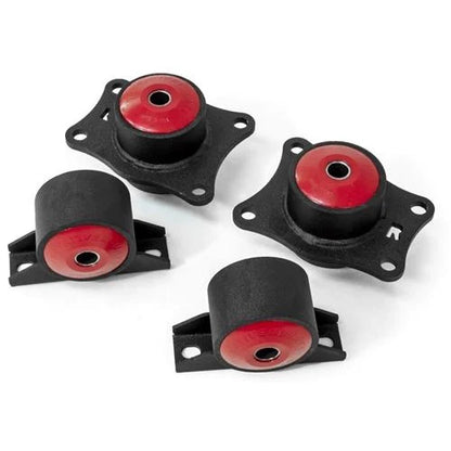 Innovative 00-09 Honda S2000 F-Series Black Steel Mounts 95A Bushings (Rear Diff Mounts OEM Diff) Innovative Mounts