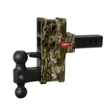 Gen-Y Mega Duty 2in Shank 5in Drop 2K TW 16K Hitch w/GH-051 Dual-Ball - Mossy Oak