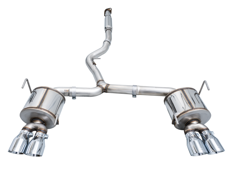 AWE Tuning 2022+ VB Subaru WRX Touring Edition Exhaust - Chrome Silver Tips AWE Tuning