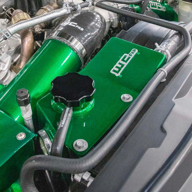 Wehrli 17-24 6.7L Power Stroke Secondary Coolant Tank Kit - Gloss Black - WCF100196-GB