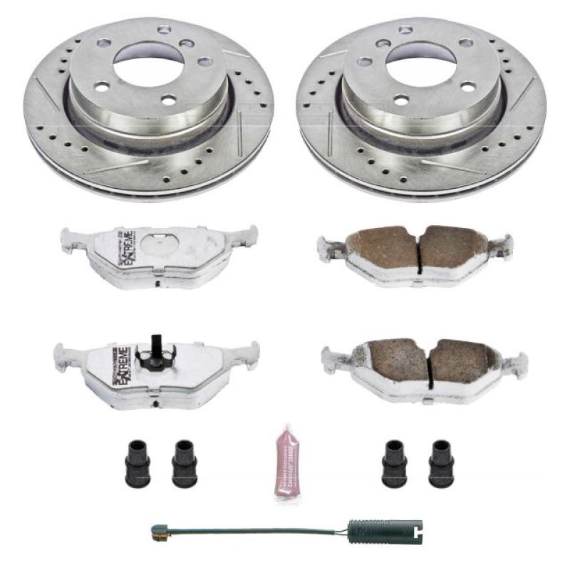 Power Stop 98-99 BMW 323i Rear Z26 Street Warrior Brake Kit PowerStop