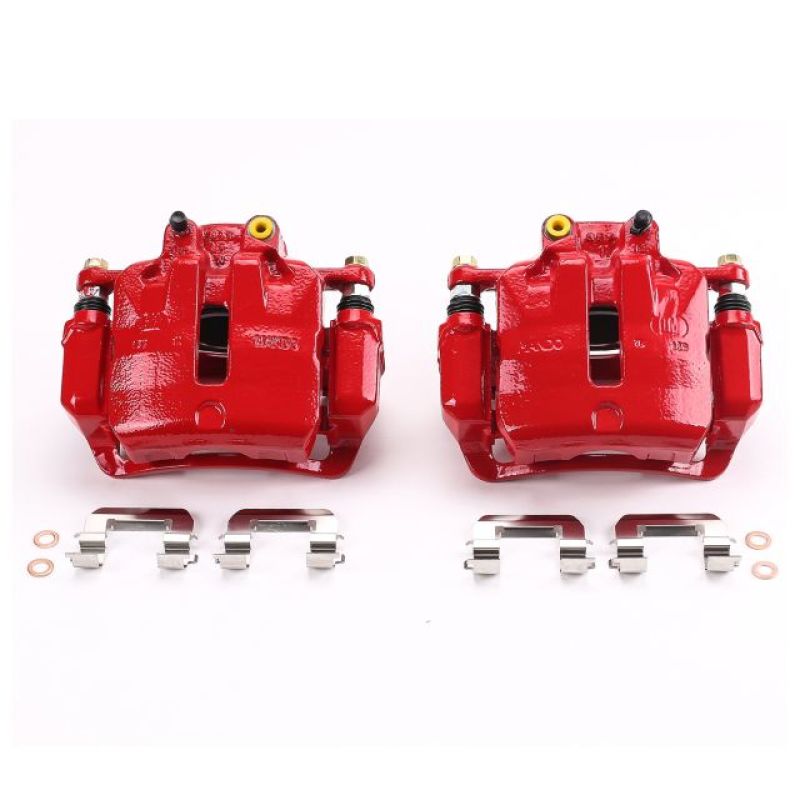Power Stop 12-16 Buick LaCrosse Front Red Calipers w/Brackets - Pair PowerStop