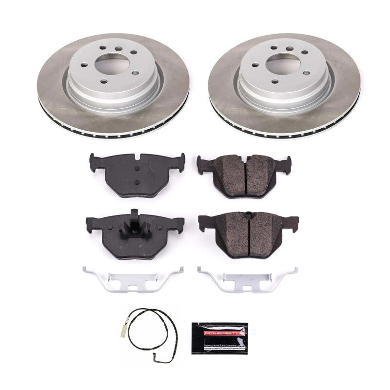 Power Stop 07-08 BMW 335xi Rear Semi-Coated Rotor Kit PowerStop