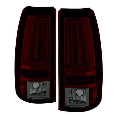 Spyder Chevy Silverado 1500/2500 03-06 Version 2 LED Tail Lights - Red Smoke ALT-YD-CS03V2-LED-RS SPYDER