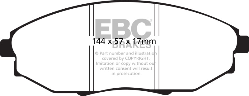 EBC GreenStuff Front Brake Pads - DP21750 EBC