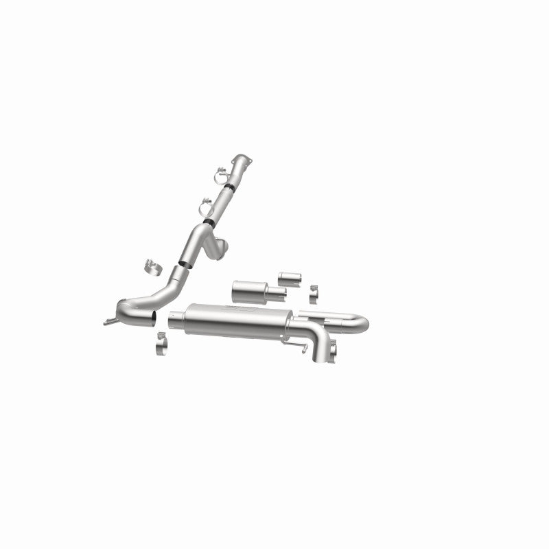 MagnaFlow 2021 Ford Bronco Overland Series Cat-Back Exhaust w/ Single Straight Driver Exit- No Tip Magnaflow