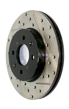 Load image into Gallery viewer, Stoptech 10-15 Chevy Camaro Sport Cryo-Treated Cross Drilled &amp; Slotted Rotor - Front Right