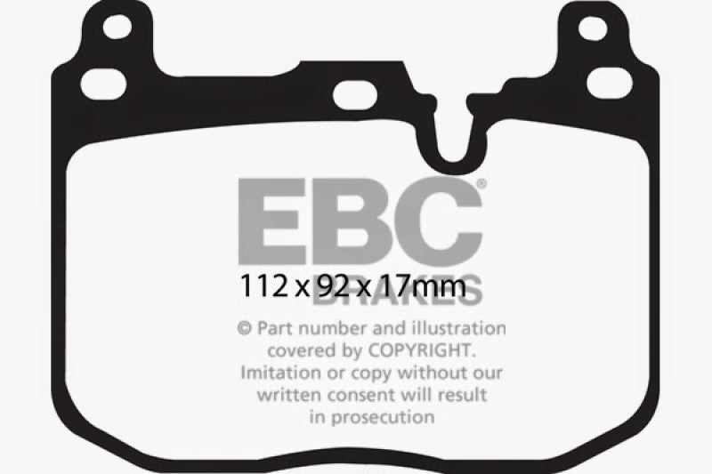 EBC Ultimax2 Front Brake Pads - UD1609 EBC