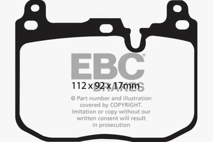 EBC Ultimax2 Front Brake Pads - UD1609 EBC
