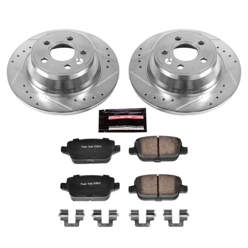 Power Stop 07-11 Volvo S80 Rear Z23 Evolution Sport Brake Kit PowerStop