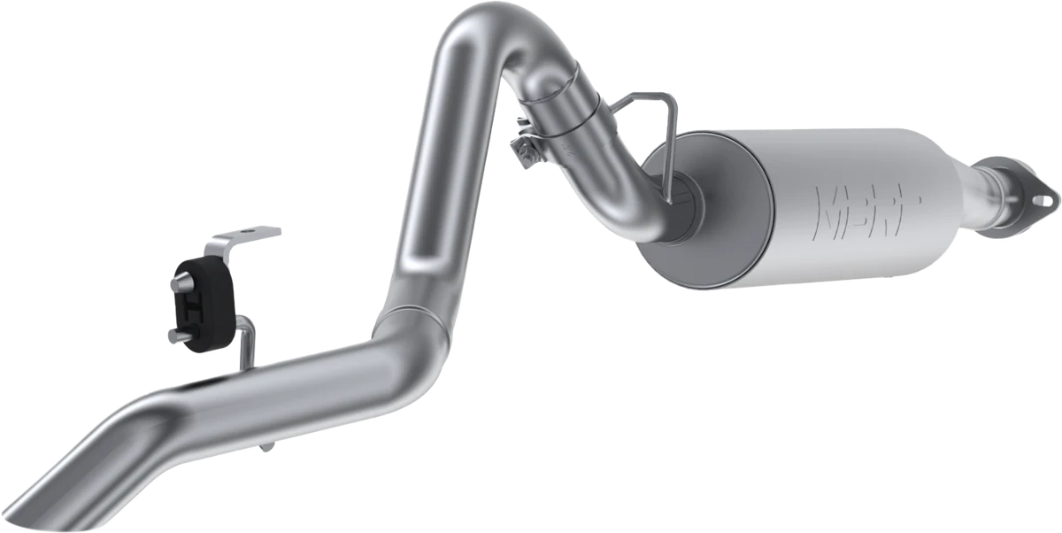 MBRP 2004-2006 Jeep Wrangler 2.5in Cat-Back Exhaust, Turndown Exit, TJU S5520AL MBRP